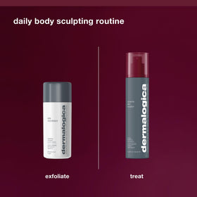 Dermalogica illustrative before and after showing visible tightening benefit