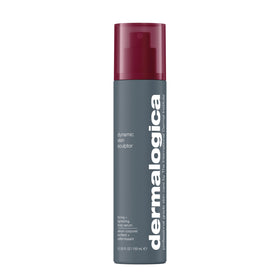 Dermalogica front packaging showing sleek bottle and professional benefit