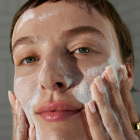 Dermalogica creamy foamy paste ready for application, smooth spread and preparation benefit