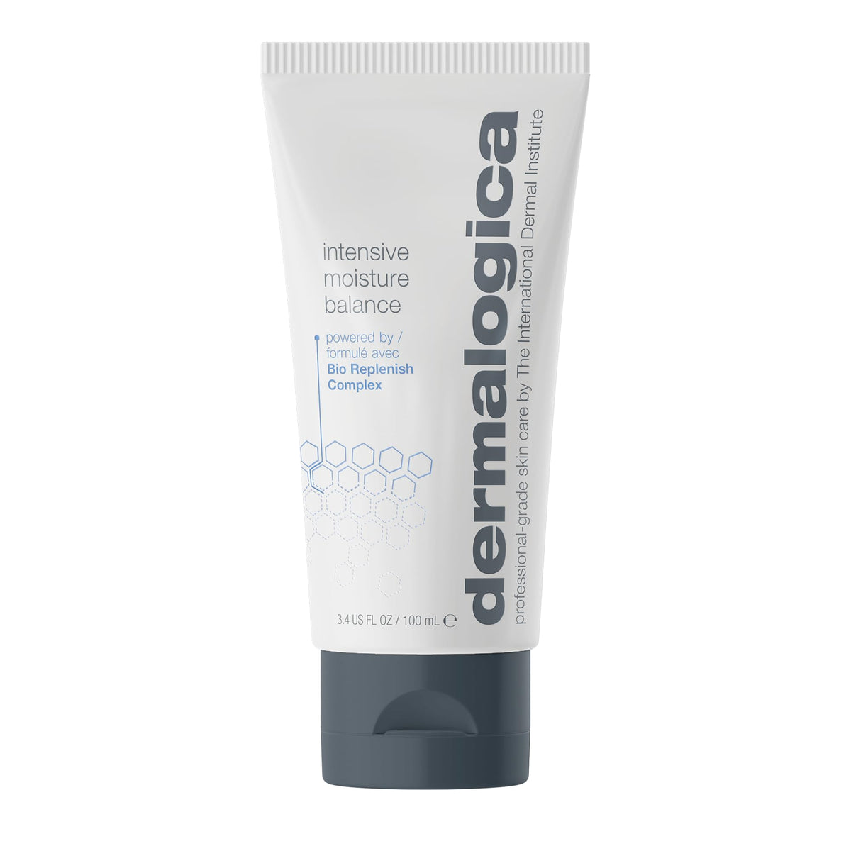 Dermalogica jar front view showing product and branding for clear identification and trust