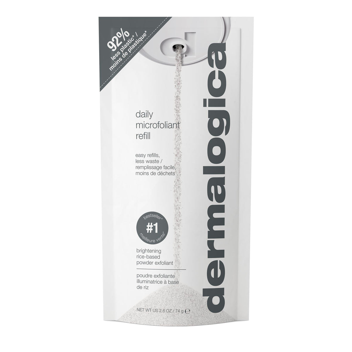 Dermalogica front packaging showing jar and label, clear product identification benefit