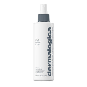 Dermalogica bottle front view showing clean branding and hydrating benefit