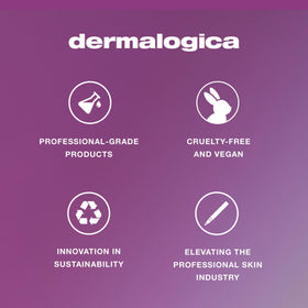 Dermalogica packaging detail with lid off showing professional presentation