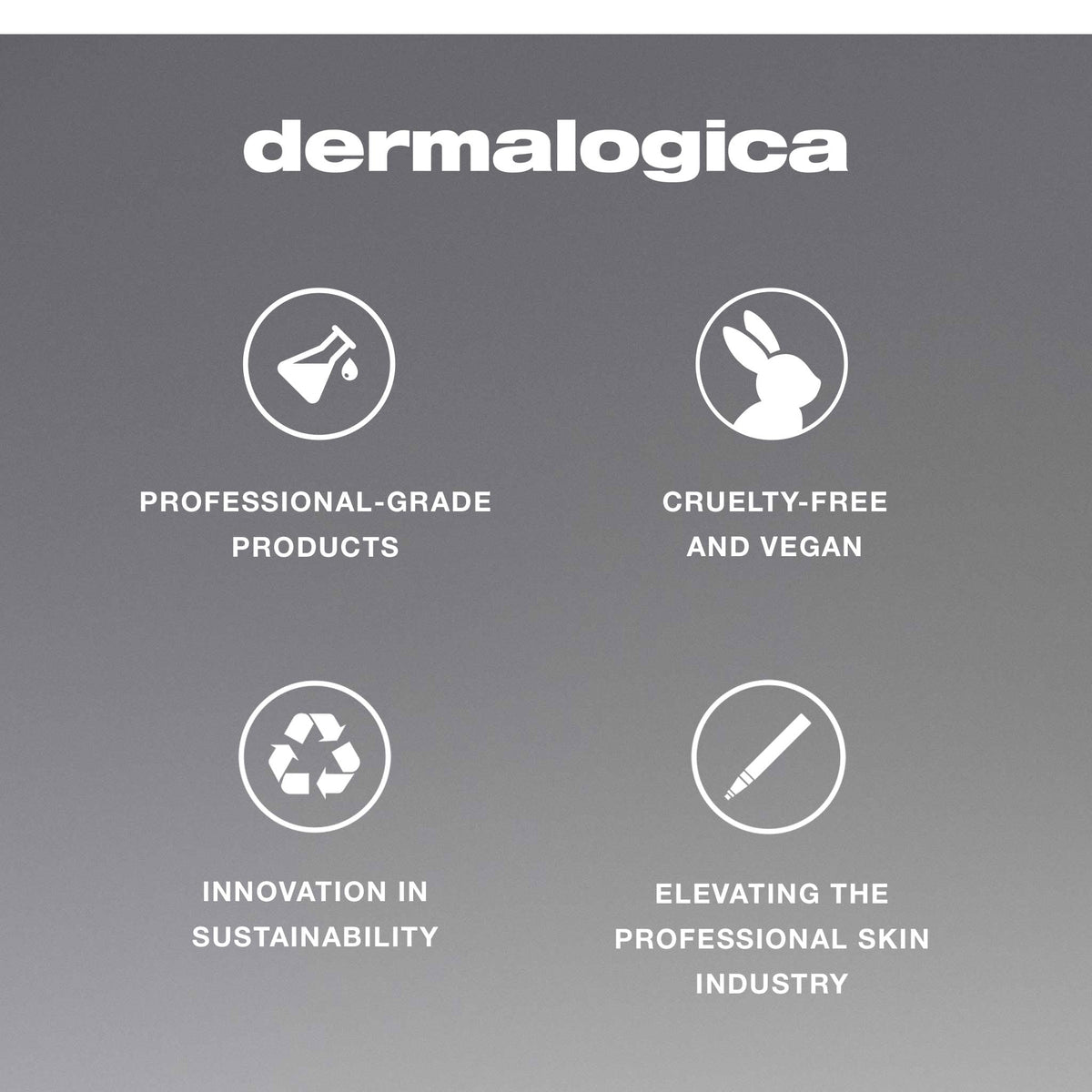 Dermalogica conceptual before and after scale image, conveys improved evenness