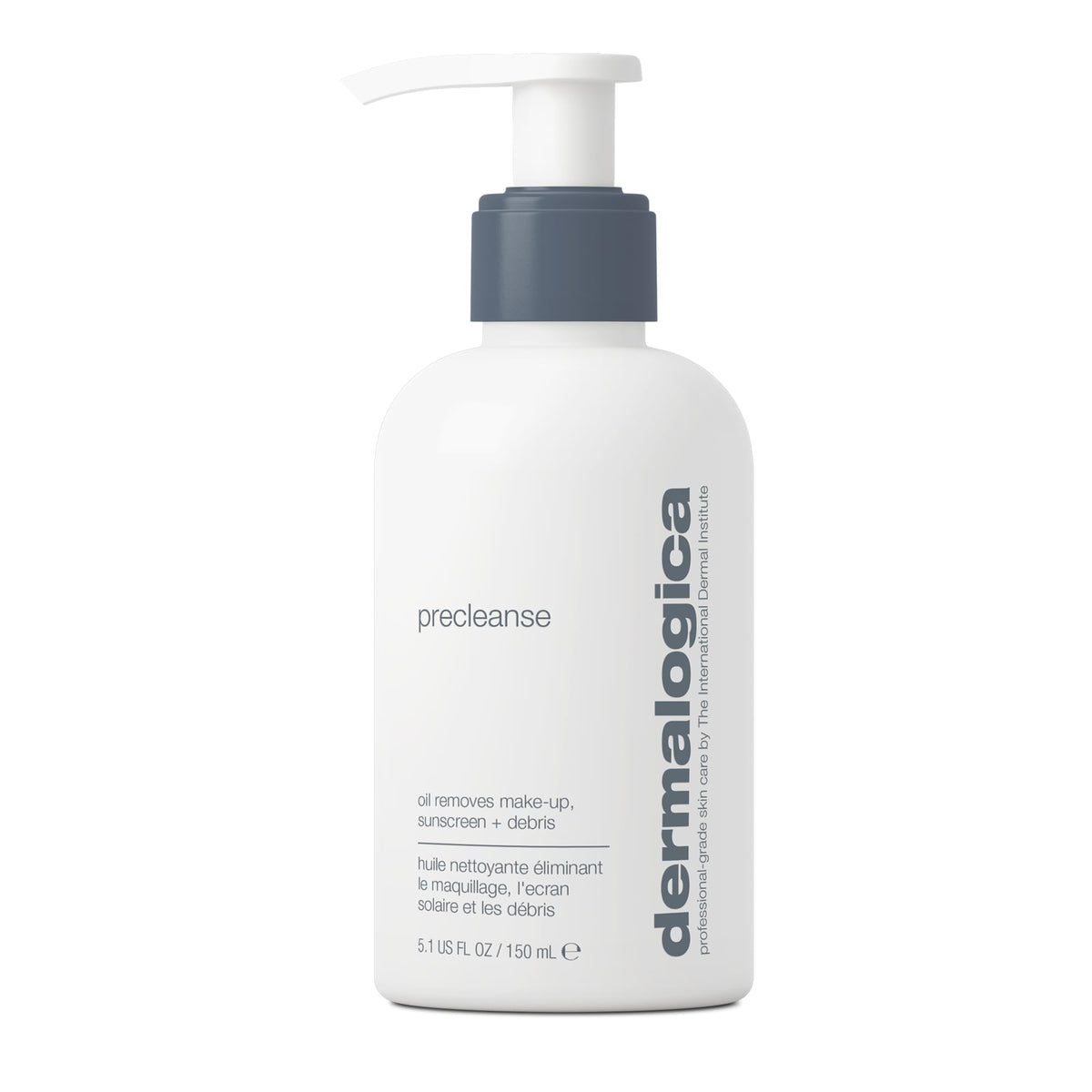 Dermalogica front bottle showing clean label and sleek design benefit quick recognition