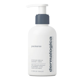 Dermalogica front bottle showing clean label and sleek design benefit quick recognition