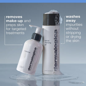 Dermalogica oil texture in hand showing lightweight slip and nourishing feel