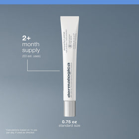 Dermalogica primer ingredients label highlighting peptides and soy protein benefit