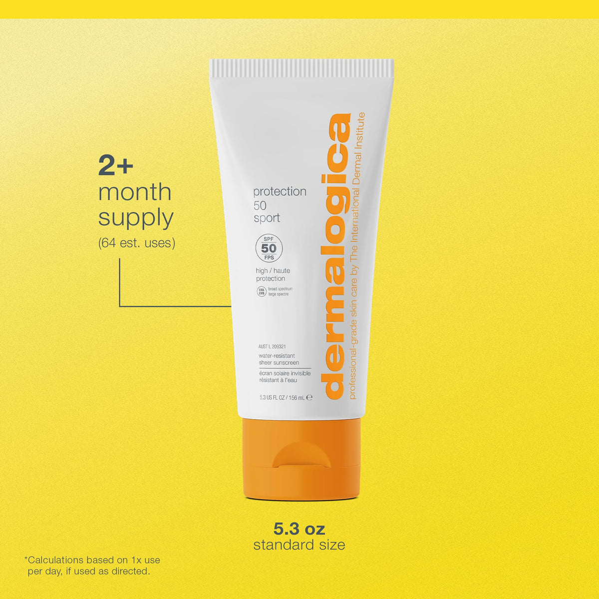 Dermalogica label close-up highlighting broad-spectrum SPF and technology