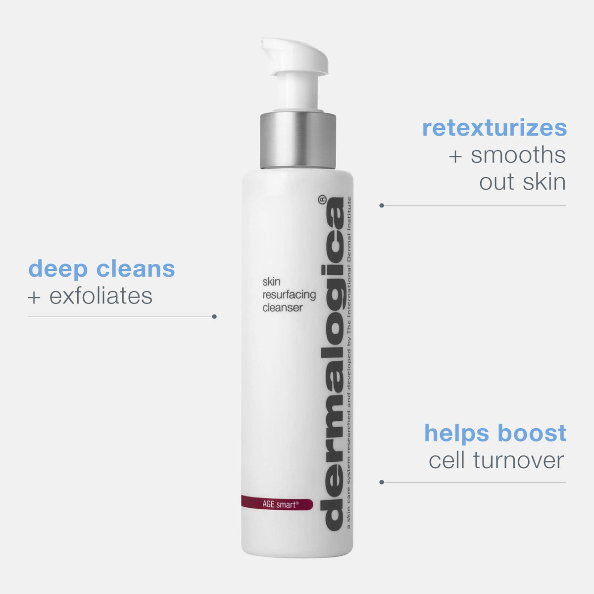 Dermalogica pump dispenser close-up for easy daily use