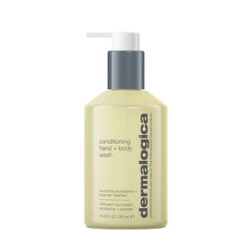 Dermalogica pump top close-up emphasizing easy dispensing and control