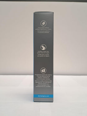 Dermalogica being rinsed with water showing residue-free, refreshed skin