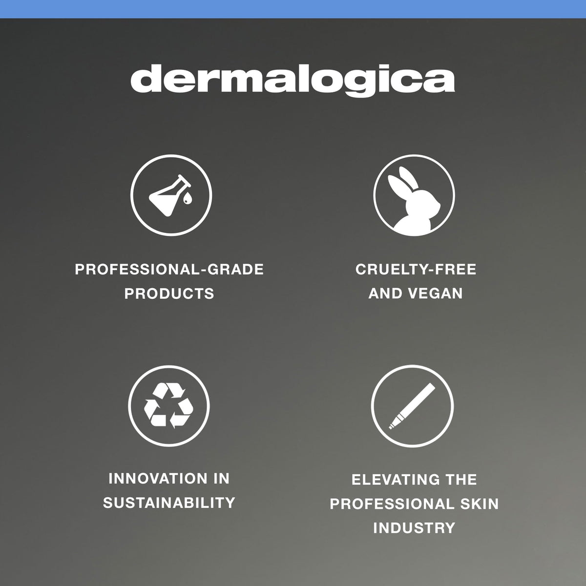 Dermalogica size comparison in hand showing compact travel-friendly volumes