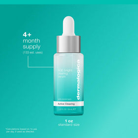 Dermalogica serum beside coin size comparison to show true product volume