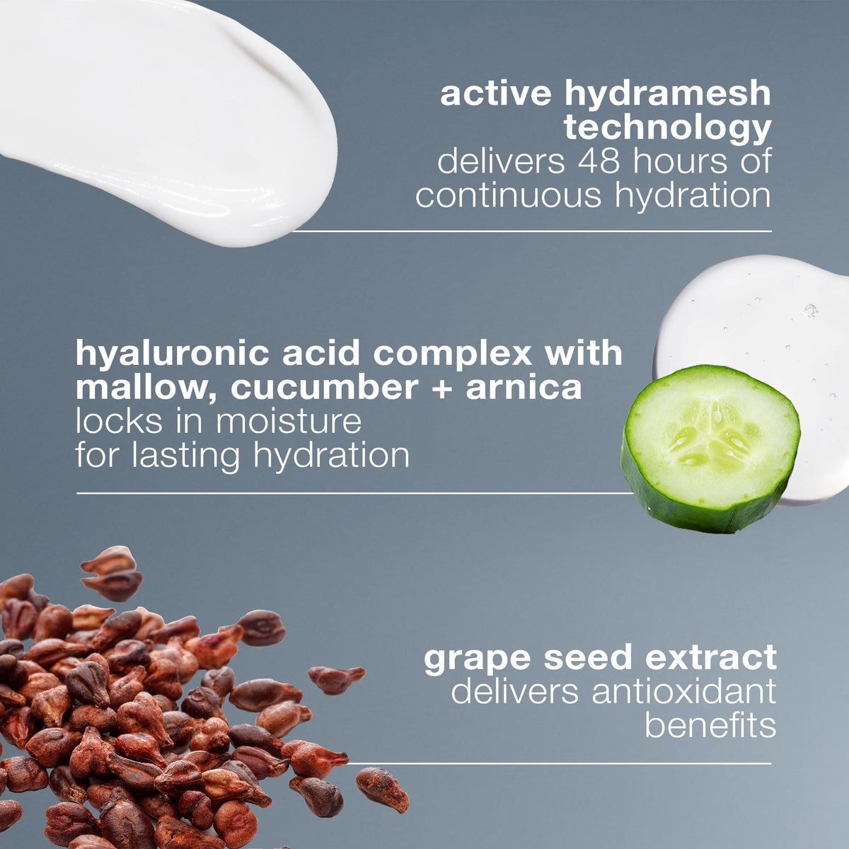 Dermalogica cream on fingertip demonstrating easy absorption and moisture
