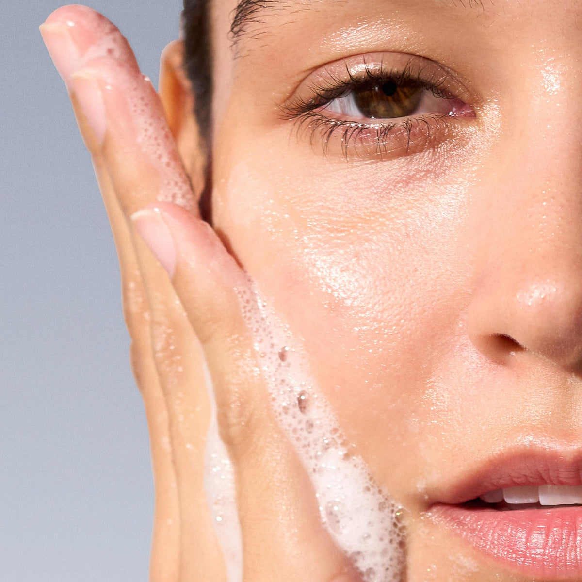 Dermalogica back label view highlighting ingredients and transparency benefit