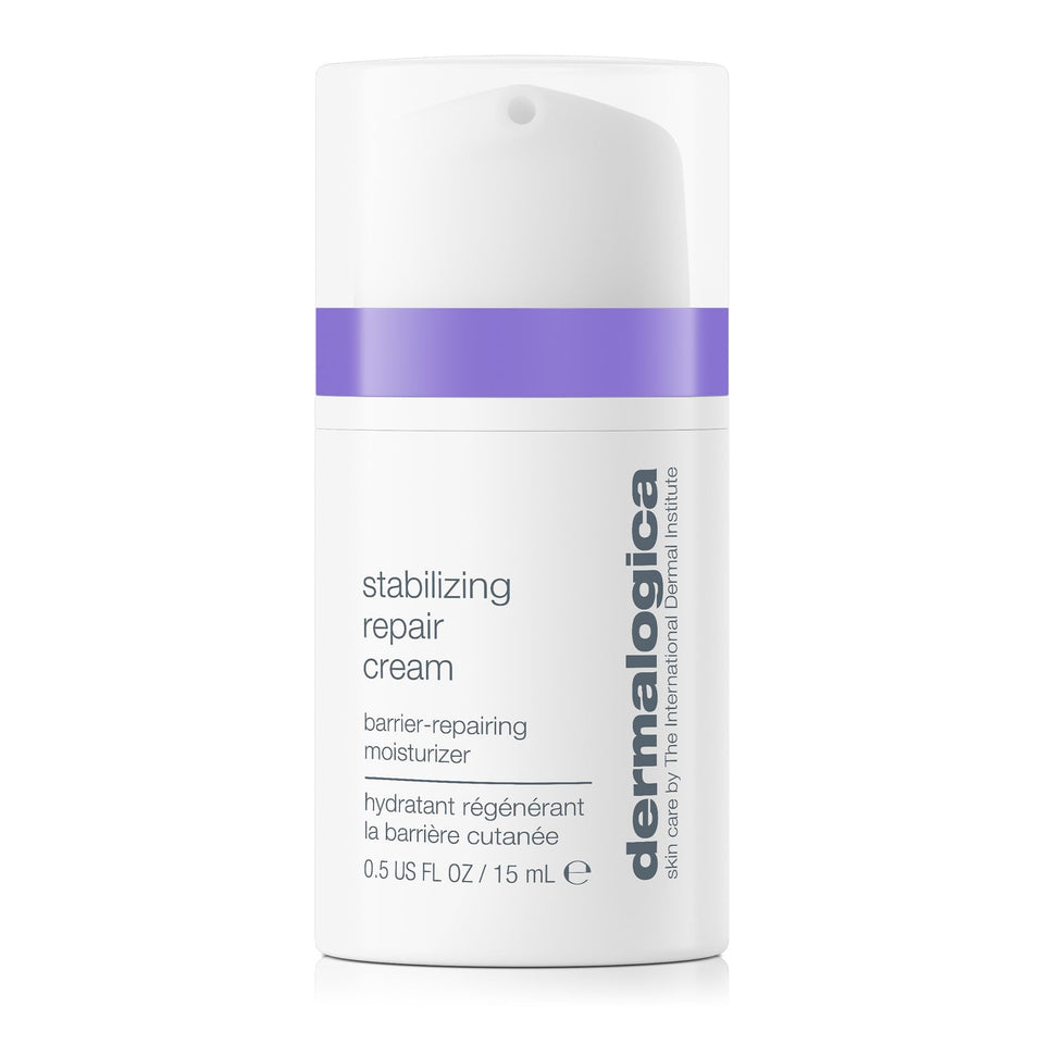 Dermalogica front jar showing product and calming benefit