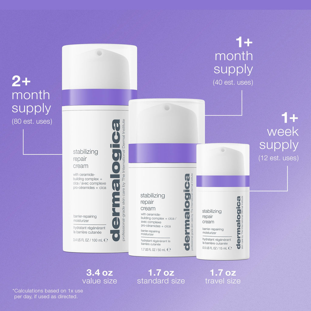 Dermalogica tucked in travel pouch highlighting portability and relief