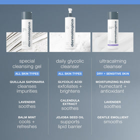 Dermalogica gentle foam texture close-up illustrating soft lather for effective cleansing