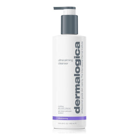 Dermalogica front packaging showing full cleanser bottle and label benefit