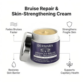 Dermara cream texture close-up displaying smooth consistency for fast absorption benefit