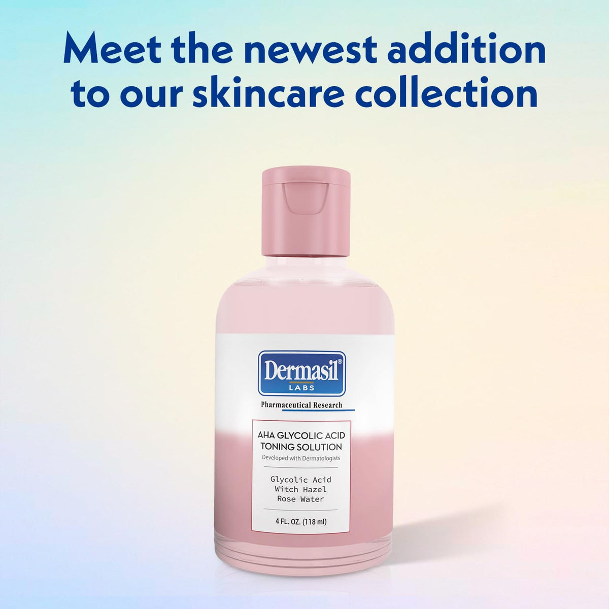 Dermasil liquid on cotton pad close-up showing smooth texture and easy application