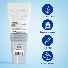 Dermasil tube close-up of lotion texture highlighting quick absorption