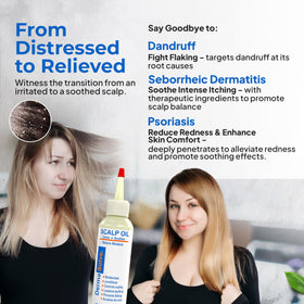 Dermasolve label close-up showing active botanical and oil blend information