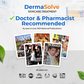 Dermasolve golden oil pour showcasing texture and absorption benefit