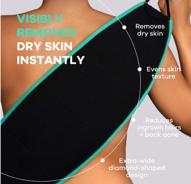 Dermasuri close-up of viscose blend texture highlighting effective exfoliation