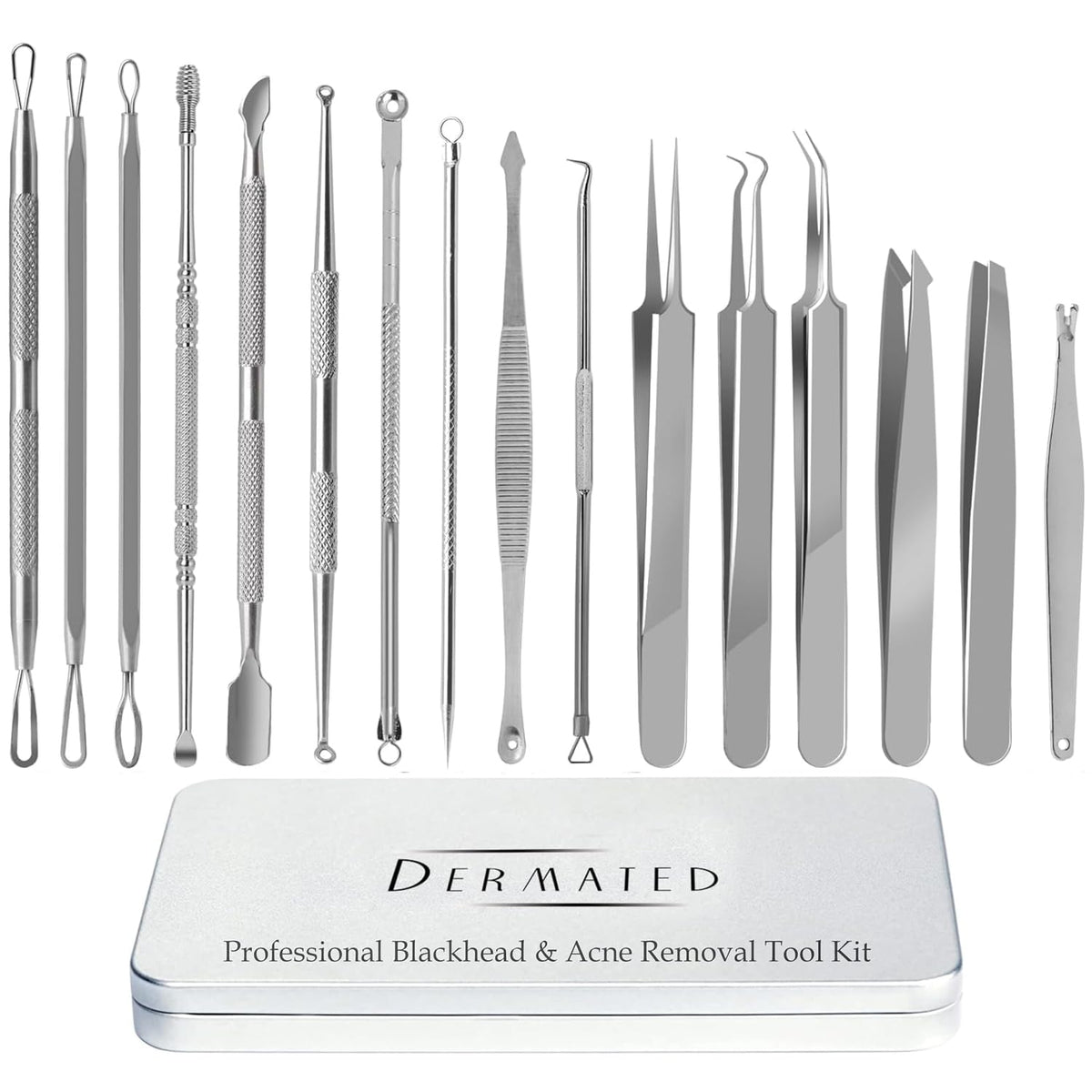 DERMATED kit packed inside a travel bag ready for quick touch-ups