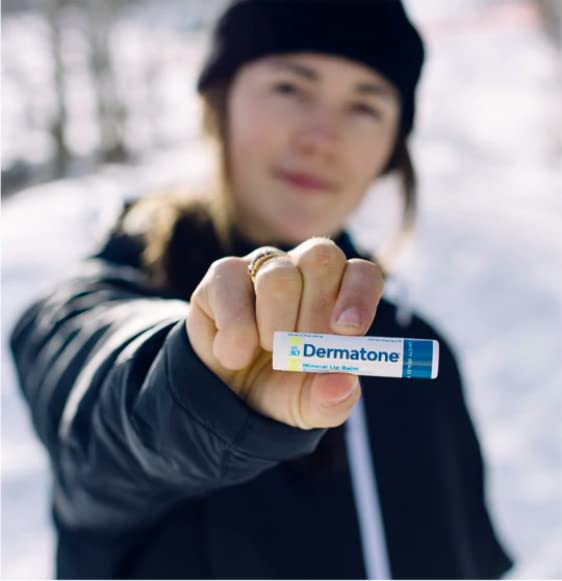 DERMATONE open stick showing smooth balm texture for easy glide