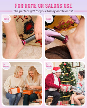 DERMAWAVE packaging and included accessories for ready-to-use pedicure sessions
