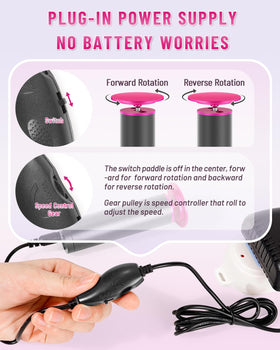 DERMAWAVE size comparison in hand showing 4.7-inch extended handle for reach