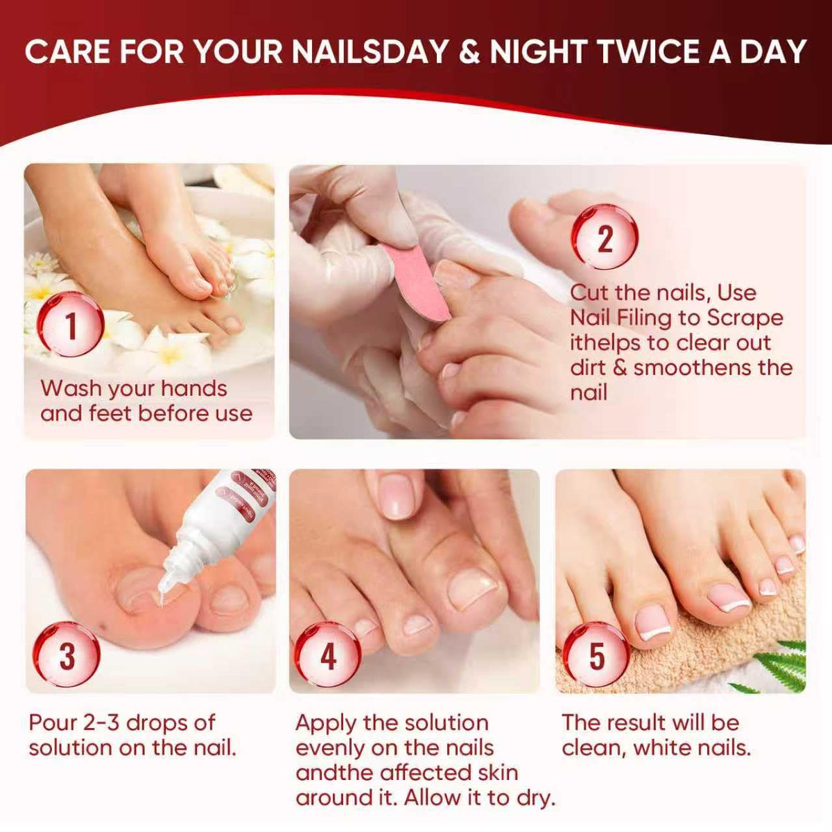DERMFREE nail texture detail showing smoother surface after regular use