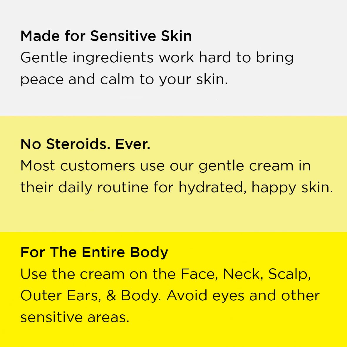 Dermgentle label closeup with NDC and ingredients, giving clear product information and transparency benefit