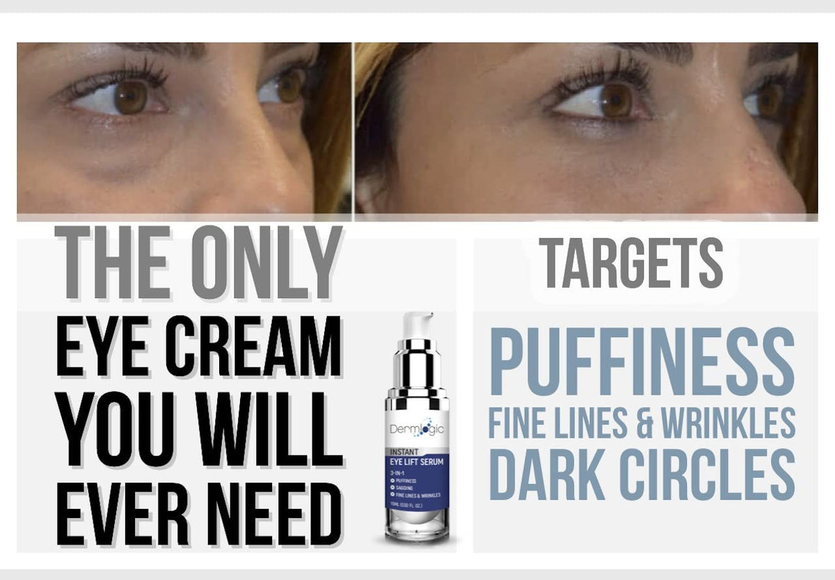 Dermlogic ingredients label highlighting peptides and antioxidants
