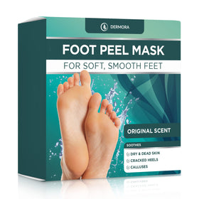 DERMORA front packaging showing four pairs and giftable box benefit