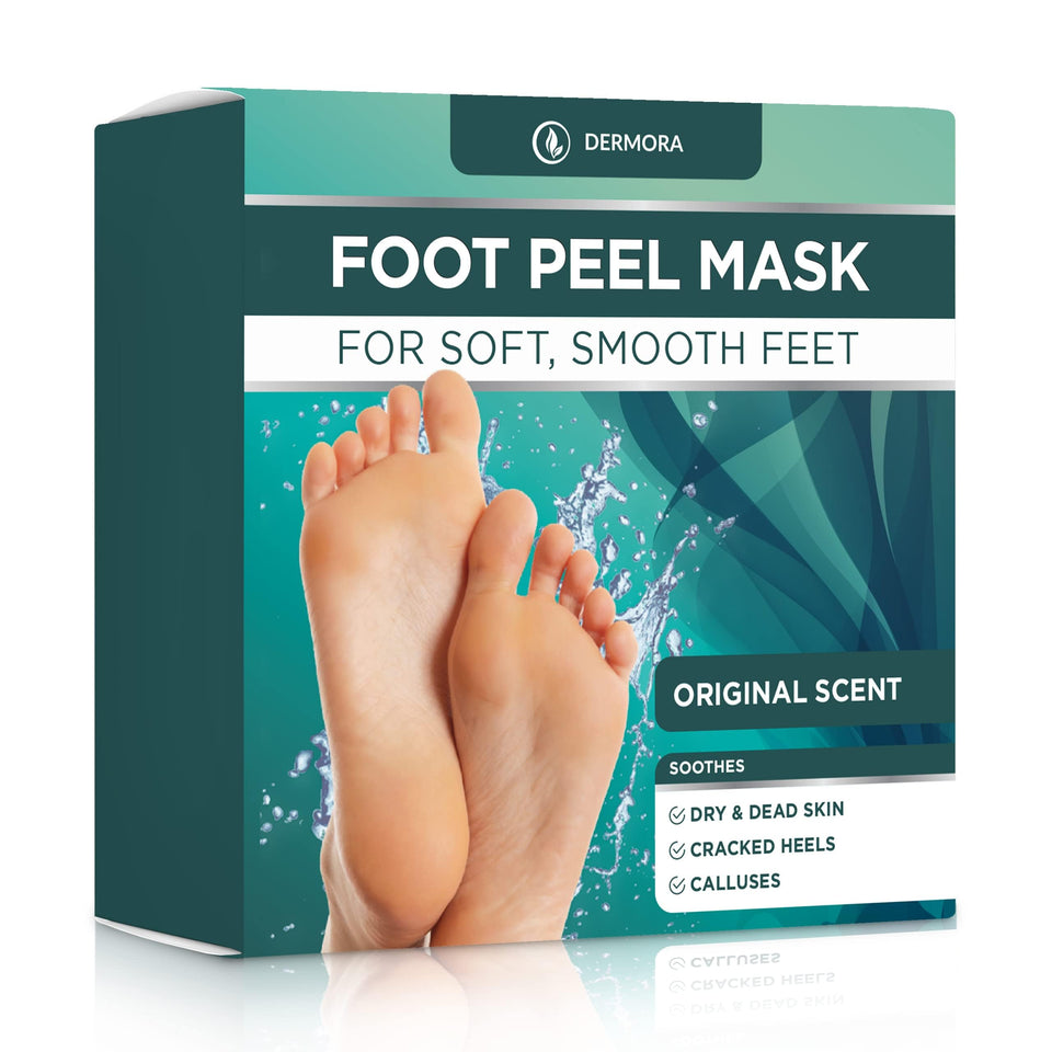 DERMORA front packaging showing four pairs and giftable box benefit