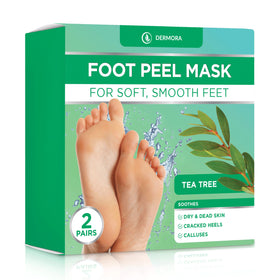 DERMORA front packaging showing tea tree scent and kit benefit