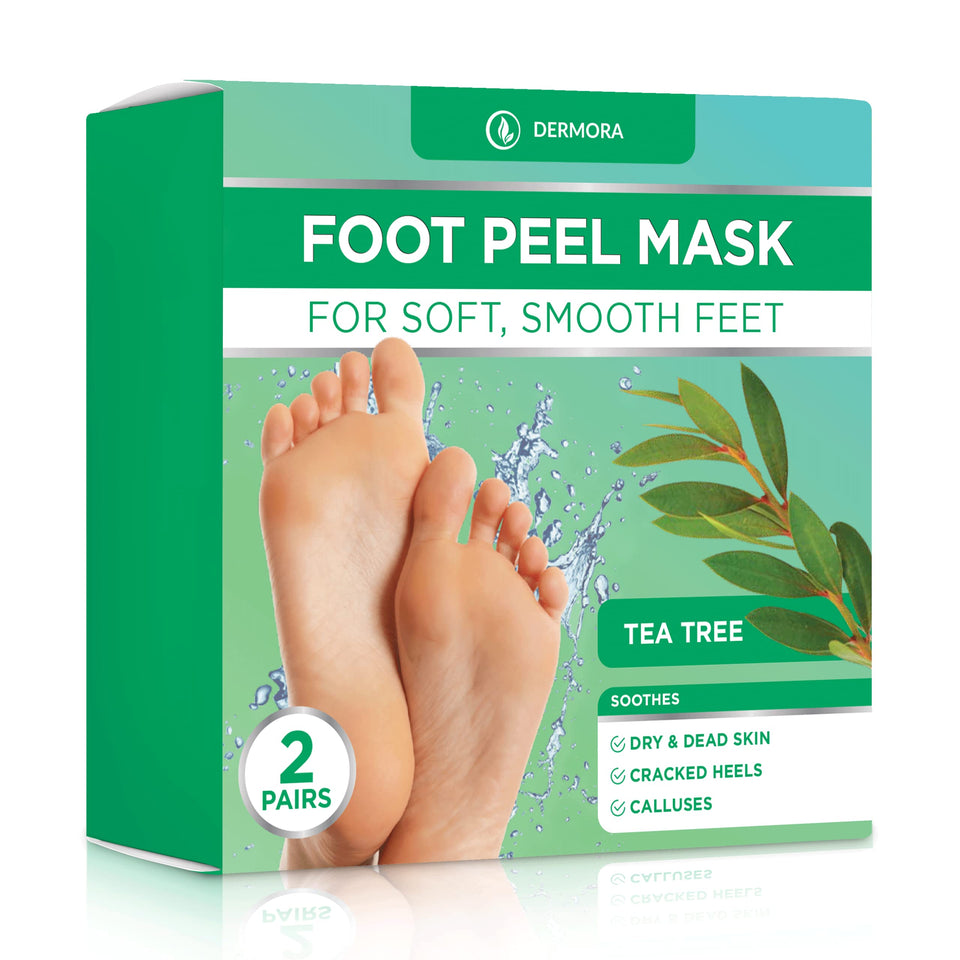 DERMORA front packaging showing tea tree scent and kit benefit