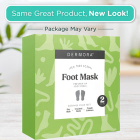 DERMORA inner solution pouch inside bootie for concentrated exfoliation