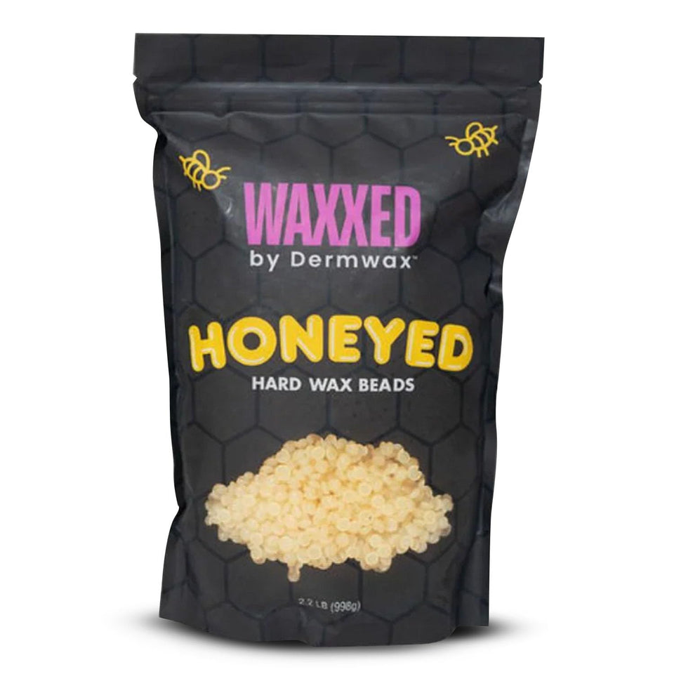 Dermwax WAXXED front packaging showing product and weight, clear labeling benefit