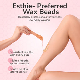 Dermwax WAXXED in salon setting with technician illustrating professional use