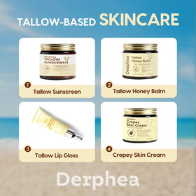 DERPHEA bottle with unscented badge emphasizing gentle formulation benefit