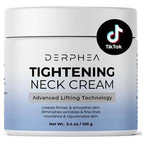 DERPHEA front packaging showing neck cream and product benefits