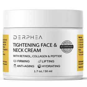DERPHEA front packaging showing compact 1.7 oz jar and branding benefit