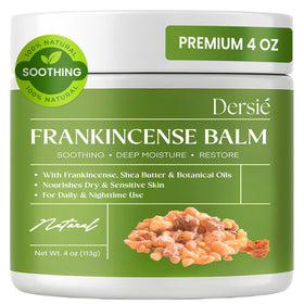 Dersie front jar view showing product size and premium packaging benefit