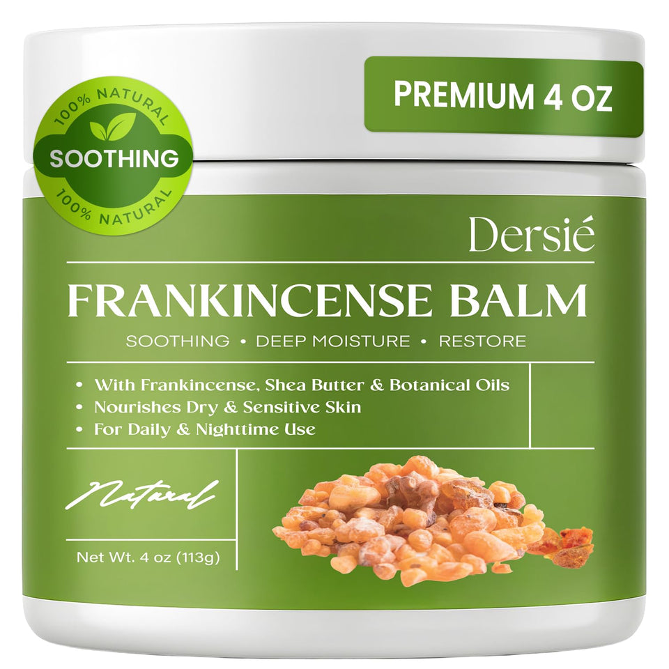 Dersie front jar view showing product size and premium packaging benefit