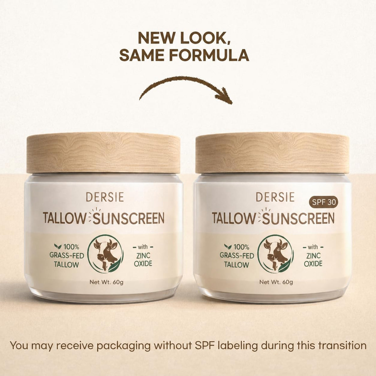 Dersie stick open being applied to cheek for quick targeted mineral sun protection
